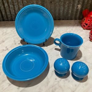 Peacock Fiestaware Dishes (Read Description!!!)